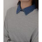  присоединение воротник установка воротник [resonance] Denim материалы присоединение воротник / поддельный рубашка [ мульти- way ]