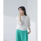 ニット セーター 前後2wayボータイ半袖サマーニット レディース