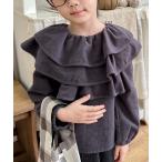 ショッピング女の子 tシャツ 「aimoha-KIDS-」フリルカラートップス キッズ 子供服 女の子