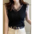 タンクトップ ノースリーブ Vネック