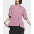 ショッピングadidas tシャツ tシャツ Tシャツ レディース シーズナル スポーツウェア ルーズフィット ダブルニット リラックス半袖Tシャツ / アディダス adidas