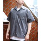 シャツ HOUSTON ツイルワーク半袖シャツ メンズ レディース