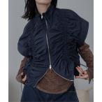 ベスト ジレ サイドドロストZIPベスト/新色追加 レディース