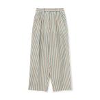 ショッピングシルク パンツ ウォッシャーシルク ギャザードワイドパンツ レディース