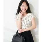 シャツ ブラウス 「WEB限定」ゆるスカラップレトロブラウス レディース