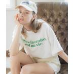 tシャツ Tシャツ オーバーサイズアソートロゴTシャツ レディース