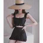 水着 肩フリル ビキニ レディース