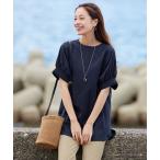 tシャツ 「UVケア・接触冷感」“あまラク” ボリュームパフスリーブカットソーチュニック レディース