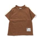 ショッピングシャツ tシャツ WEB限定 袖ラインバックロゴTシャツ キッズ 子供服 男の子 女の子