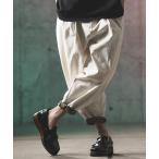 ショッピングレオパード パンツ チノパン メンズ mp12247- Color scheme design ＆ balloon silhouette pants-chino