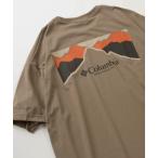 tシャツ 「Columbia/コロンビア」ワンポイント ブランドロゴ刺繍＆バックBIGロゴプリント コールドベイダッシュ ショートスリーブT/半袖Tシ