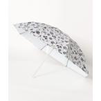 ショッピング折りたたみ日傘 折りたたみ傘 レディース UV99% 軽量 遮熱遮光 折りたたみ 日傘 フワクール ボタニカル