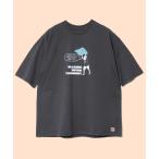 tシャツ Tシャツ レディース MODEM DESIGN/モデムデザイン　FUNレディース -ロウリュウおじさんBIGTee-