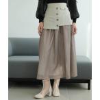 スカート ワークポケットメッシュスカート