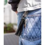 キーホルダー Schott/ショット/LEATHER FRINGE KEY HOLDER/レザーフリンジ キーホルダー
