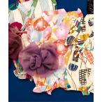 ショッピング甚平 女の子 浴衣 Girls甚平ロンパス_帯セット キッズ 子供 女の子