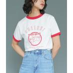 tシャツ リンガー半袖Tシャツ レディース