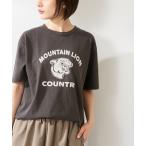 ショッピングミク レディース tシャツ Tシャツ 「別注」「MIXTA/ミクスタ」MOUNTAIN LION CREW T-SHIRTS：Tシャツ