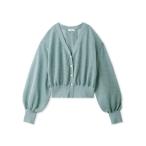 カーディガン GalaxyシアーVネックカーディガン レディース