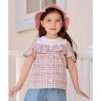 ブラウス シャツ オフショルダー フリル ブラウス キッズ 子供服 女の子