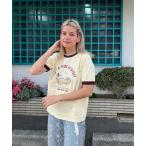 tシャツ Tシャツ レディース 「ZOZO限定アイテム」SURF＆TACOS EVERYDAY/ロキシー半袖リンガーTシャツ