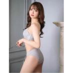 ブラジャー ショーツセット ノンワイヤー ナチュラル リボン ローズ 育乳 脇高 ブラジャー ＆ フルバック ショーツ セット