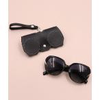 伊達メガネ メガネ 眼鏡 ストラップ付きメガネケース レディース メンズ