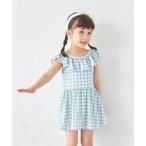水着 「UVカット」「水着 スイムウェア」ラウンドフリル ワンピースタイプ キッズ 子供 女の子