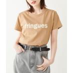 tシャツ SHIPS Colors_FRINGUES ロゴ プリント TEE レディース