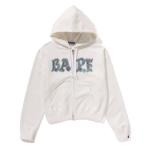 パーカー レディース CRYSTAL STONE BAPE ZIP HOODIE