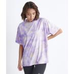 tシャツ RIDE ON TIE DYE/ロキシー水陸両用速乾UVカット冷感Tシャツ レディース