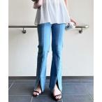  джинсы Denim Denim брюки Heart заклепки есть Flare брюки женский 