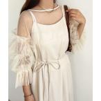 シャツ ブラウス 前後2WAYチュールブラウス レディース