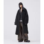 ステンカラーコート コート Wool Blend Shaggy Over Coat / ウールブレンドシャギーオーバーコート メンズ レディース