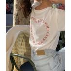 tシャツ 「SALE激安中」ハートグラフィックロゴプリントオーバーサイズTシャツ／ユニセックス ビッグシルエット レディース