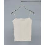 キャミソール ロングベアテレコパット付きキャミ