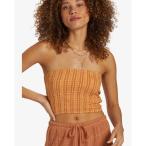  tube top bare top BILLABONG женский KEEP IT SIMPLE[2024 год лето модель ]/ Billabong автомобиль - кольцо tops 