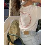 tシャツ ハートロゴバックプリントＴシャツ レディース