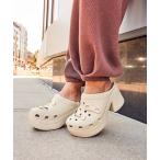 ショッピングクロックス レディース サンダル レディース CROCS/クロックス レディース Siren Clog サイレン クロッグ 厚底 サンダル レディース ミュール 208547