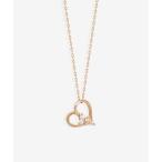 ネックレス K10 ピンクゴールド ダイヤモンド ハート ネックレス ESTELLE/エステール レディース