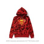 パーカー メンズ BAPE X DC SUPERMAN PULLOVER HOODIE M