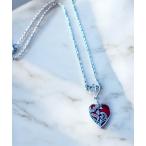 ネックレス ゴシック シルバー 十字架＆ハート ネックレス レディース