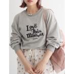トレーナー スウェット this moment sweat レディース