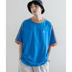 ショッピングSHIRTS tシャツ Tシャツ メンズ 「SIGNAL SPORTS」SIDE LINE T-SHIRTS/袖ライン/ビッグシルエットTシャツ