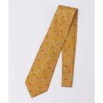 ネクタイ SHIPS_ LUXURY シルク プリント スクエア コンビ ネクタイ