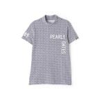 tシャツ Tシャツ レディース 「PEARLY GATES」リバーシブルベアカノコ 半袖ハイネックカットソー 「アイリス小花柄」