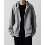 パーカー CO/PE ダブルニット ジップアップフーディー / CO/PE DOUBLE KNIT ZIP UP HOODIE メンズ