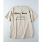 ショッピングOn tシャツ Tシャツ レディース 「CAMP7」バックロゴプリント半袖Ｔシャツ