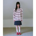 ショッピングSHIRTS ポロシャツ レディース FAD/エフエーディー STRIPE PIQUE SHIRTS/ ストライプピケシャツ