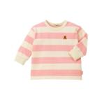 ショッピングミキハウス tシャツ ミキハウスベアワンポイントボーダー長袖Tシャツ キッズ 子供服 男の子 女の子